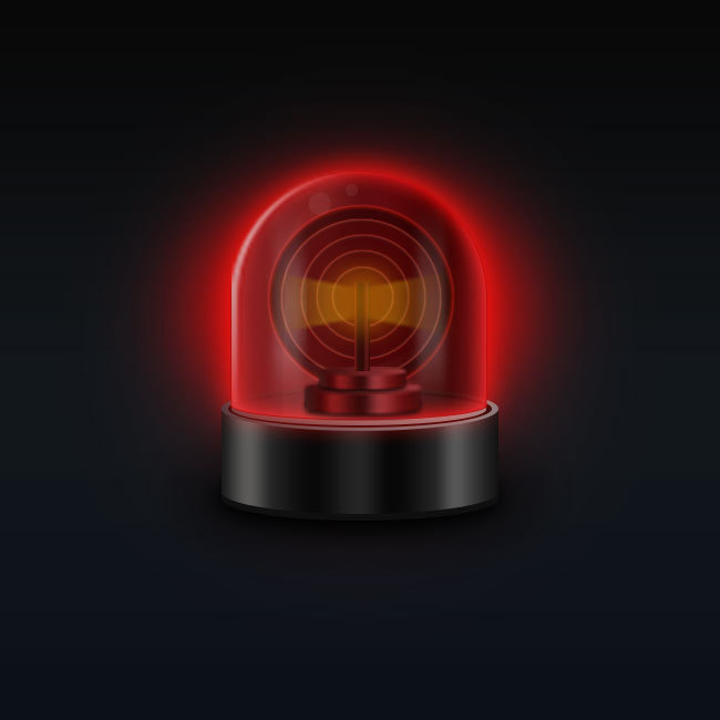 報(bào)警燈UI圖標(biāo)設(shè)計(jì)——拽拽滴魚風(fēng)格的智能報(bào)警器